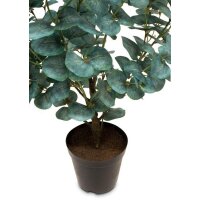 Eukalyptus Kunstpflanze 90 cm, getopft