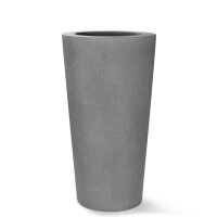 Polystone Bodenvase Conical, Ø 43 cm, Höhe 80 cm, grau