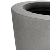 Polystone Bodenvase Conical, Ø 43 cm, Höhe 80 cm, grau