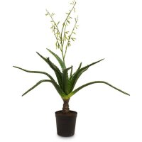 Flowering Aloe Kunstpflanze 106 cm