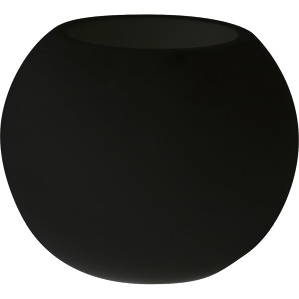 Premium Pflanzgefäß Globe, Ø 40 cm, Höhe 32 cm, schwarz