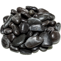 Rocks Flusskiesel, 2-4 cm, schwarz, 20 kg | 20 kg