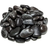 Rocks Flusskiesel, 2-4 cm, schwarz, 20 kg