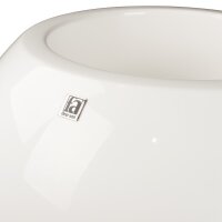 Premium Pflanzgefäß Globe, Ø 60 cm, Höhe 45 cm, weiß