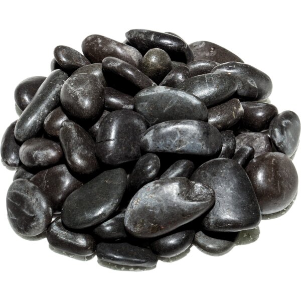 Rocks Flusskiesel, 2-4 cm, schwarz, 5 kg