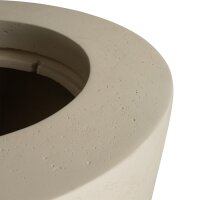 Polystone Bodenvase Conical, Ø 48 cm, Höhe 110 cm, creme
