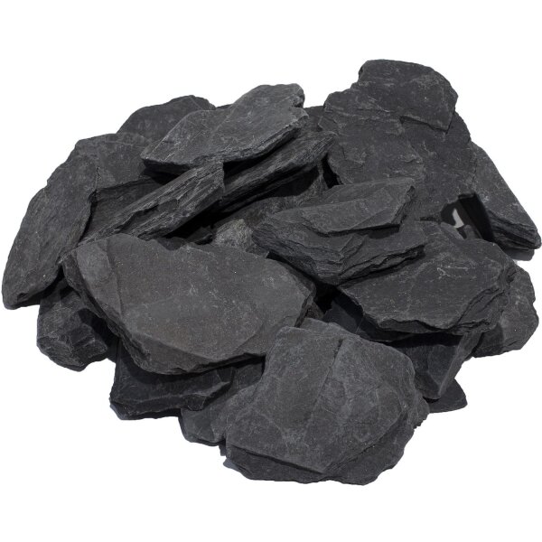 Rocks Schiefersteine 4-7 cm, schiefer, 25 kg | L: 7 B: 7 H: 1 | 25 kg
