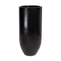 Premium Bodenvase Pandora, Ø 50 cm, Höhe 125 cm, schwarz