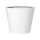 Pflanzkübel Bucket M, Glossy White, Ø 58 H 50