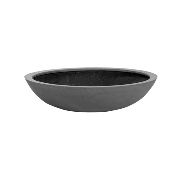 Pflanzkübel Jumbo Bowl M, Grey, Ø 85 H 22