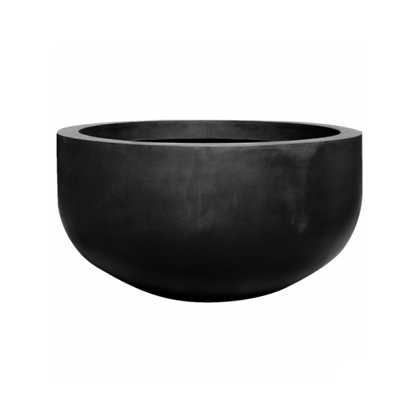 Pflanzkübel City bowl S, Black, Ø 92 H 50