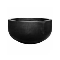 Pflanzkübel City bowl M, Black, Ø 110 H 60