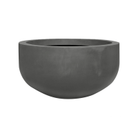 Pflanzkübel City bowl M, Grey, Ø 110 H 60