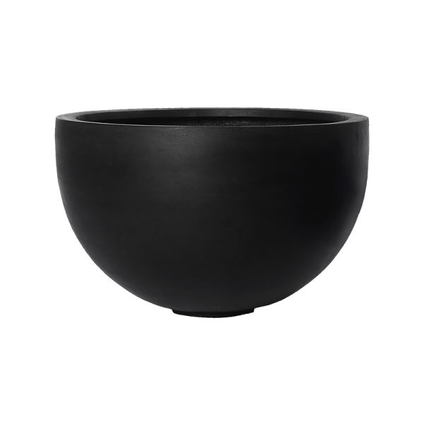 Pflanzkübel Bowl L, Black, Ø 60 H 38