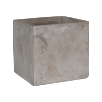 Pflanzkübel Grace M, Concrete, L 14,2 B 14,2 H 14,2