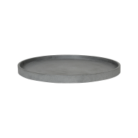 Fiberstone Saucer, Round M Grey