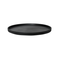 Fiberstone Saucer, Round L Black