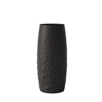 Organic 3D Bodenvase, Ø 38 cm, Höhe 75 cm, midnight black