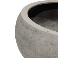 Division Lite Pflanzschale curved, Ø 55 cm, Höhe 25 cm, concrete steingrau