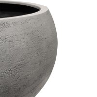 Division Lite Pflanzschale curved mit Rollenaufnahme, Ø 95 cm, Höhe 44 cm, concrete steingrau