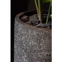 Bodenvase Artic Stone, stein-optik, Ø 31 H 70