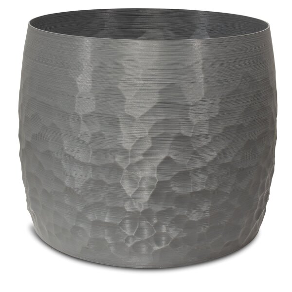 Organic 3D Bodengefäß, Ø 69 cm, Höhe 57 cm, stone grey