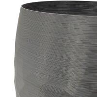 Organic 3D Bodengefäß, Ø 69 cm, Höhe 57 cm, stone grey