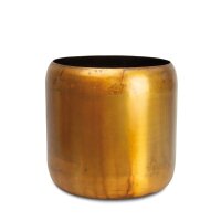 Aurum Pflanzgefäß Cylinder, Ø 27 cm, Höhe 26 cm, gold