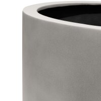 Division Lite Bodengefäß Cylinder mit Rollenaufnahme, Ø 60 cm, Höhe 40 cm, concrete steingrau