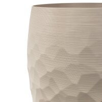 Organic 3D Bodengefäß, Ø 27 cm, Höhe 35 cm, moonlight grey