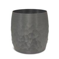 Organic 3D Bodengefäß, Ø 42,5 cm, Höhe 45 cm, stone grey